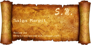 Salga Margit névjegykártya